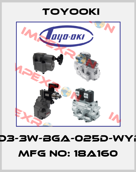 HD3-3W-BGA-025D-WYR1 MFG NO: 18A160 Toyooki