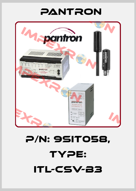 p/n: 9SIT058, Type: ITL-CSV-B3 Pantron
