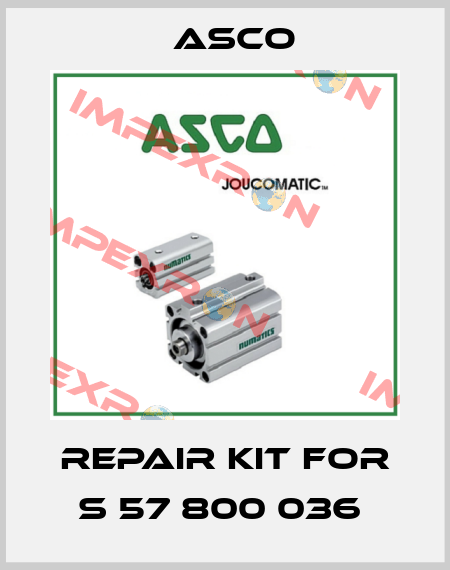 REPAIR KIT FOR S 57 800 036  Asco