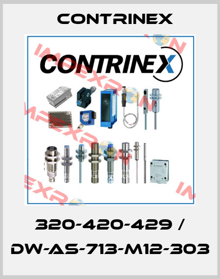320-420-429 / DW-AS-713-M12-303 Contrinex