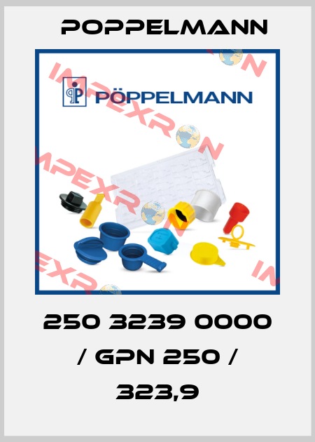 250 3239 0000 / GPN 250 / 323,9 Poppelmann
