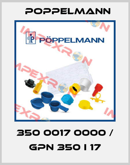 350 0017 0000 / GPN 350 I 17 Poppelmann