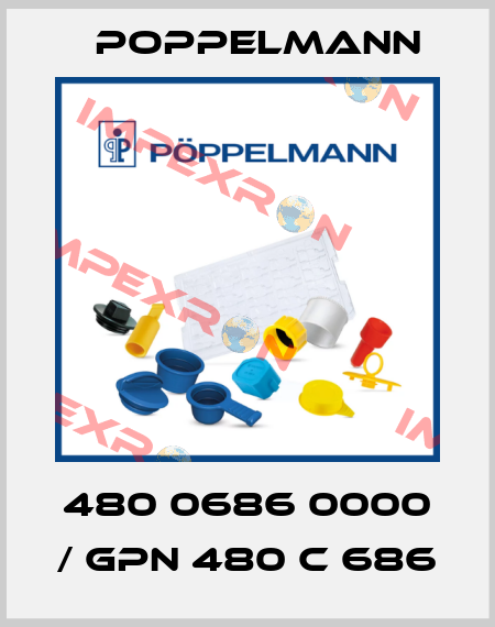 480 0686 0000 / GPN 480 C 686 Poppelmann