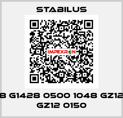 8 G1428 0500 1048 GZ12 GZ12 0150 Stabilus