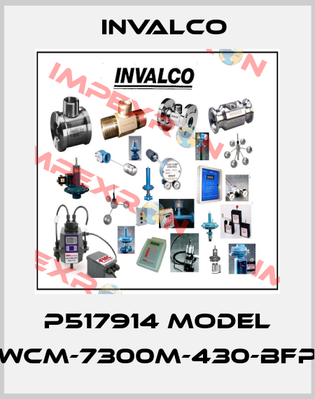 P517914 Model WCM-7300M-430-BFP Invalco