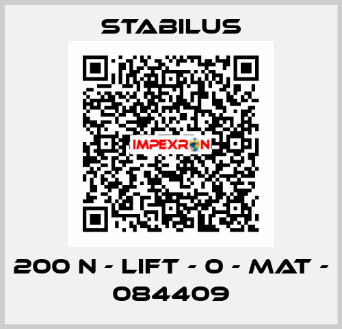 200 N - LIFT - 0 - MAT - 084409 Stabilus