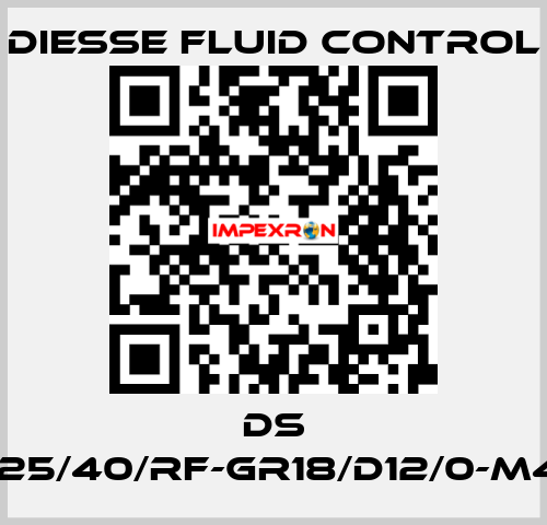 DS LG-RBR17-25/40/RF-GR18/D12/0-M420-CS/CS DIESSE Fluid Control