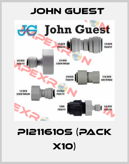 PI211610S (pack x10) John Guest