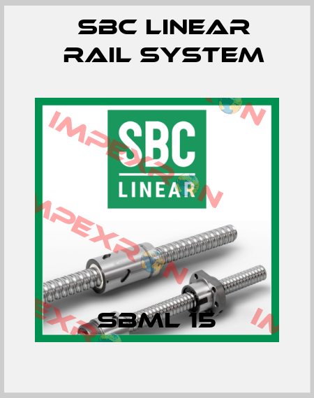 SBML 15 SBC Linear Rail System