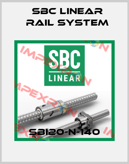 SBI20-N-140 SBC Linear Rail System
