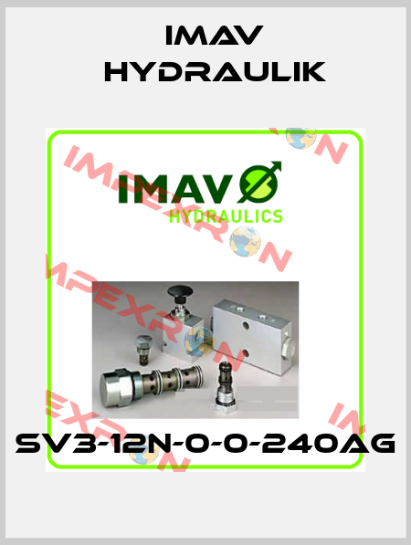SV3-12N-0-0-240AG IMAV Hydraulik