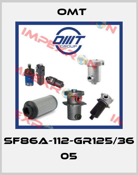 SF86A-112-GR125/36 05 Omt