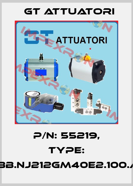 P/N: 55219, Type: ELR.BB.NJ212GM40E2.100.ATEX GT Attuatori