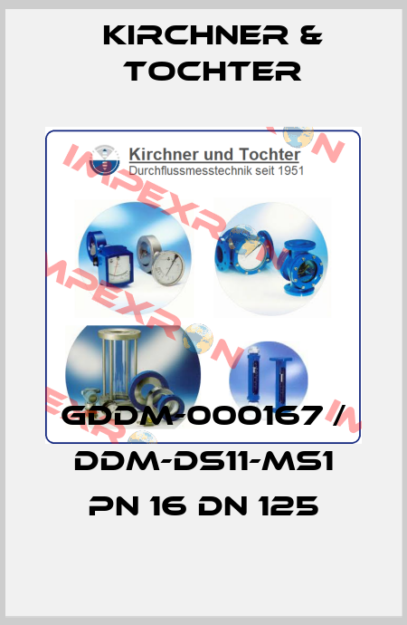 GDDM-000167 / DDM-DS11-MS1 PN 16 DN 125 Kirchner & Tochter