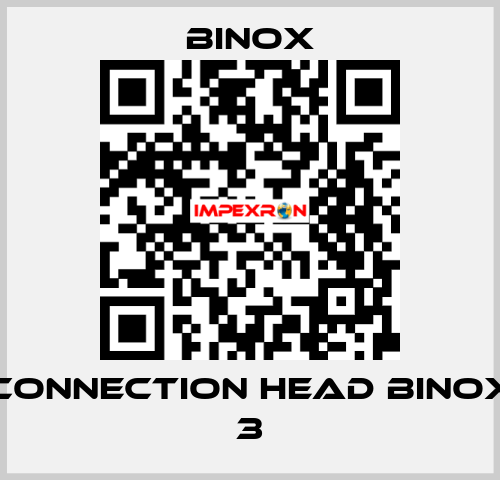 Connection head BINOX 3 Binox