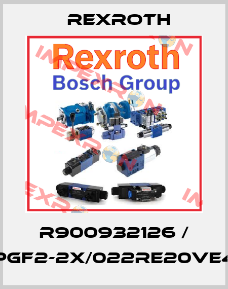 R900932126 / PGF2-2X/022RE20VE4 Rexroth
