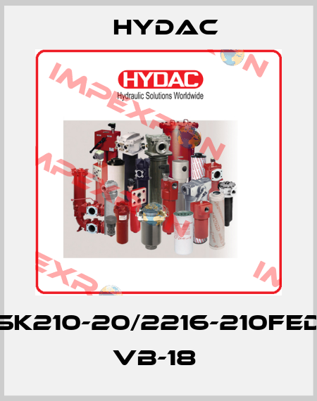sk210-20/2216-210fed vb-18  Hydac