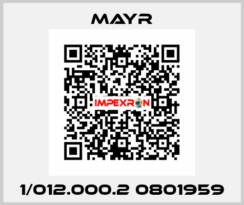 1/012.000.2 0801959 Mayr