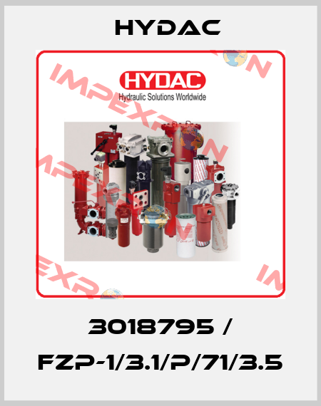 3018795 / FZP-1/3.1/P/71/3.5 Hydac