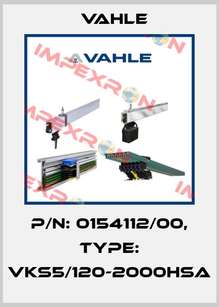 P/n: 0154112/00, Type: VKS5/120-2000HSA Vahle