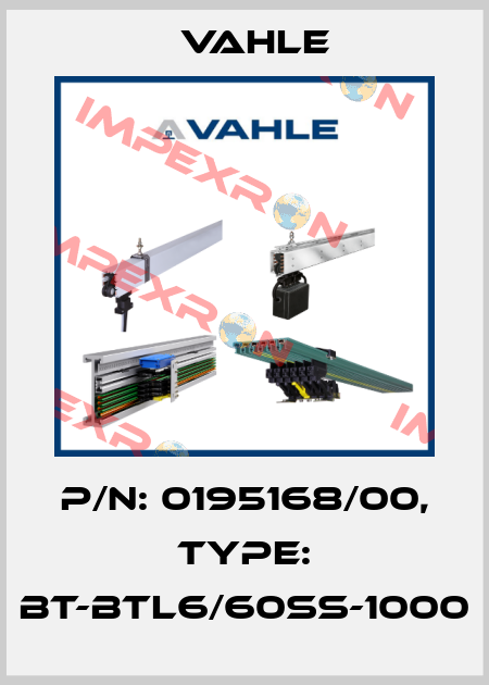P/n: 0195168/00, Type: BT-BTL6/60SS-1000 Vahle