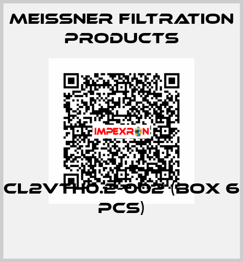 CL2VTH0.2-002 (Box 6 pcs) Meissner Filtration Products