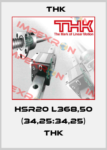 HSR20 L368,50 (34,25:34,25) THK THK