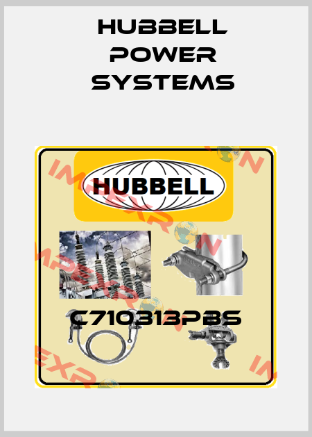 C710313PBS Hubbell Power Systems