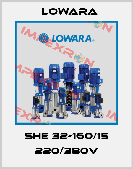 SHE 32-160/15 220/380V Lowara