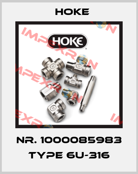 Nr. 1000085983 Type 6U-316 Hoke