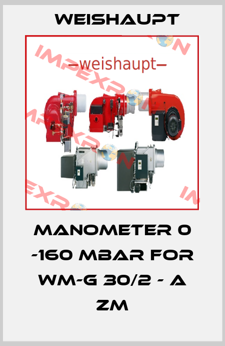 Manometer 0 -160 mbar for WM-G 30/2 - A ZM Weishaupt