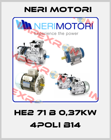 HE2 71 B 0,37Kw 4POLI B14 Neri Motori