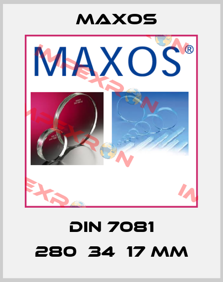 DIN 7081 280х34х17 mm Maxos