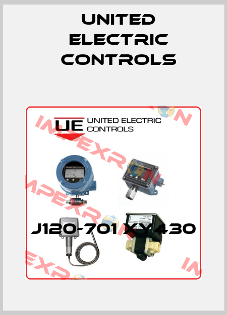 J120-701 XY430 United Electric Controls