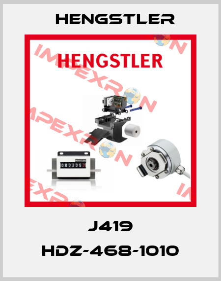 J419 HDZ-468-1010 Hengstler