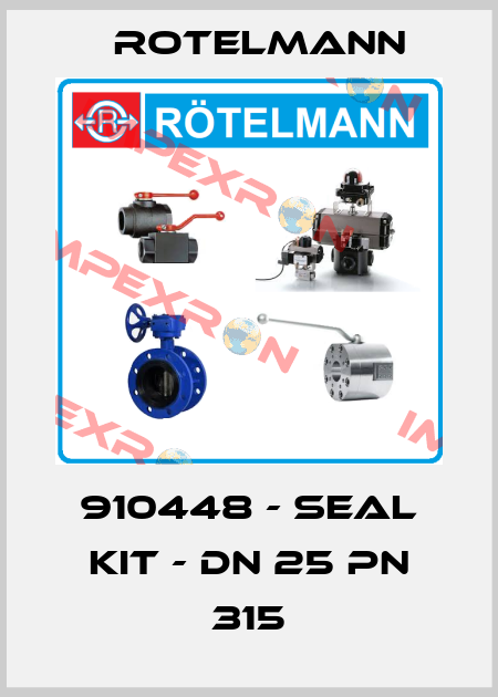 910448 - Seal kit - DN 25 PN 315 Rotelmann
