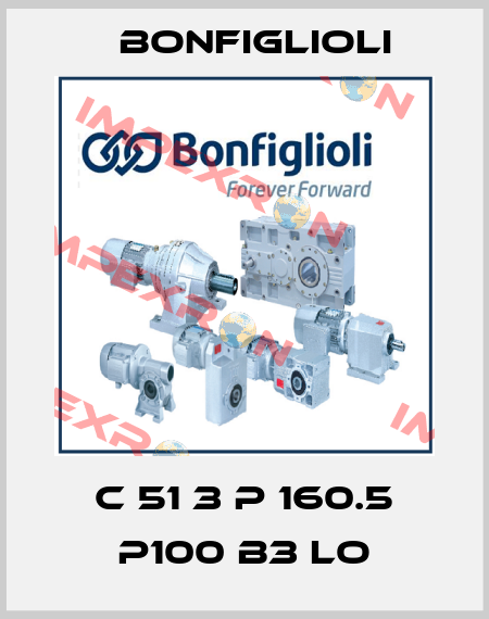 C 51 3 P 160.5 P100 B3 LO Bonfiglioli