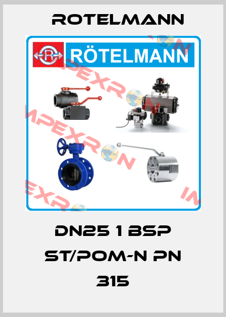 DN25 1 BSP ST/POM-N PN 315 Rotelmann