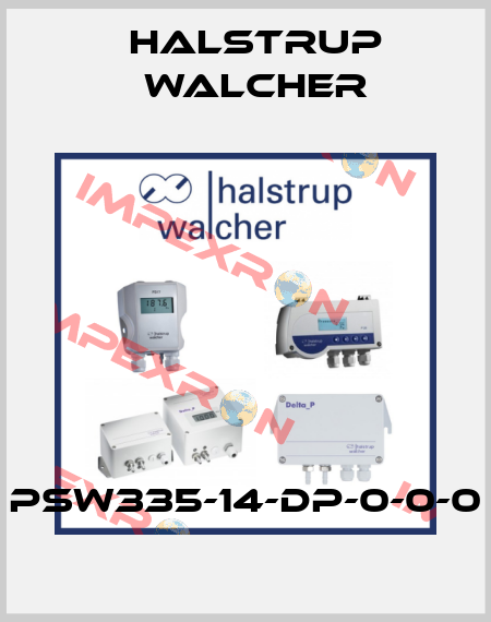 PSW335-14-DP-0-0-0 Halstrup Walcher