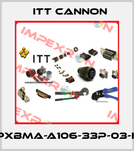 DPXBMA-A106-33P-03-F0 Itt Cannon