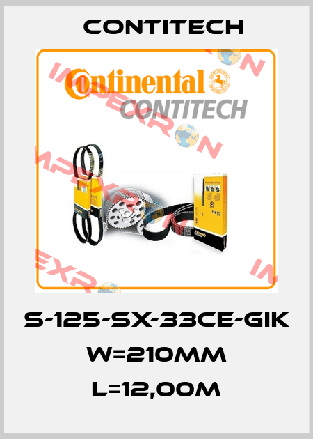 S-125-SX-33CE-GIK W=210mm L=12,00m Contitech