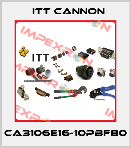 CA3106E16-10PBF80 Itt Cannon