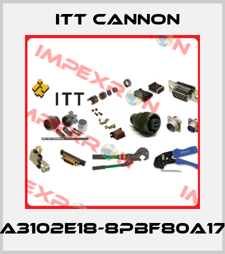 CA3102E18-8PBF80A176 Itt Cannon