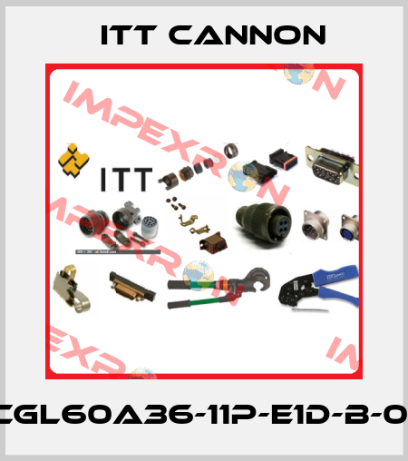 CGL60A36-11P-E1D-B-01 Itt Cannon
