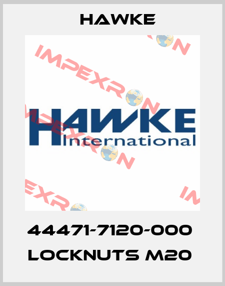 44471-7120-000  Locknuts M20  Hawke