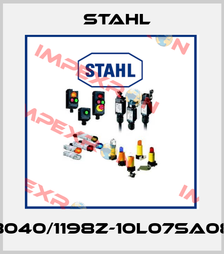 8040/1198Z-10L07SA08 Stahl