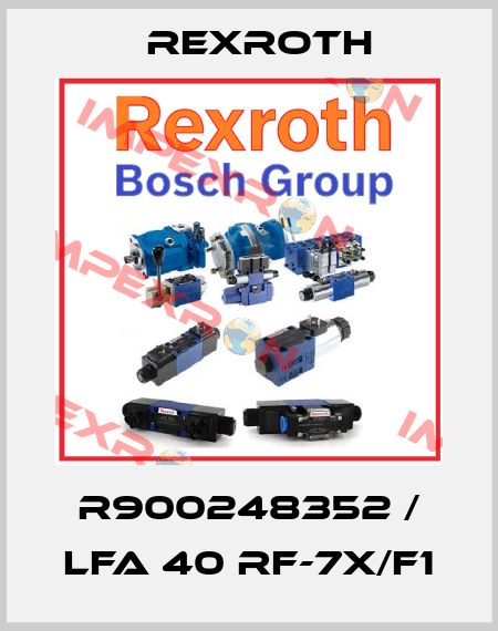 R900248352 / LFA 40 RF-7X/F1 Rexroth