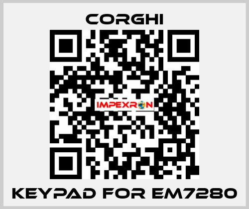 keypad for em7280 Corghi