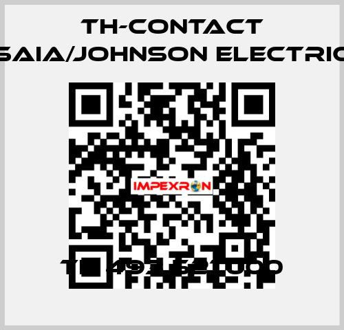 TH 493 521 000 TH-Contact (Saia/Johnson Electric)