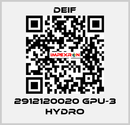 2912120020 GPU-3 Hydro Deif